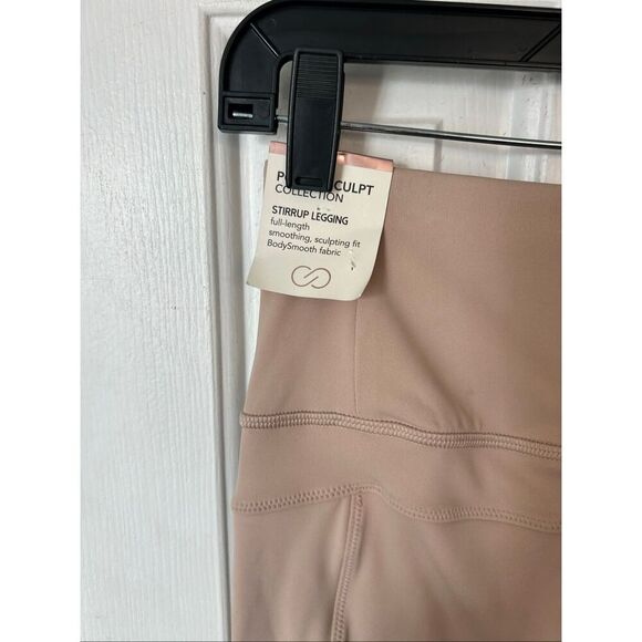 Calia Pants Women Small Beige Nude Sculpt Stirrup Leggings Workout Athleisure - Picture 4 of 7